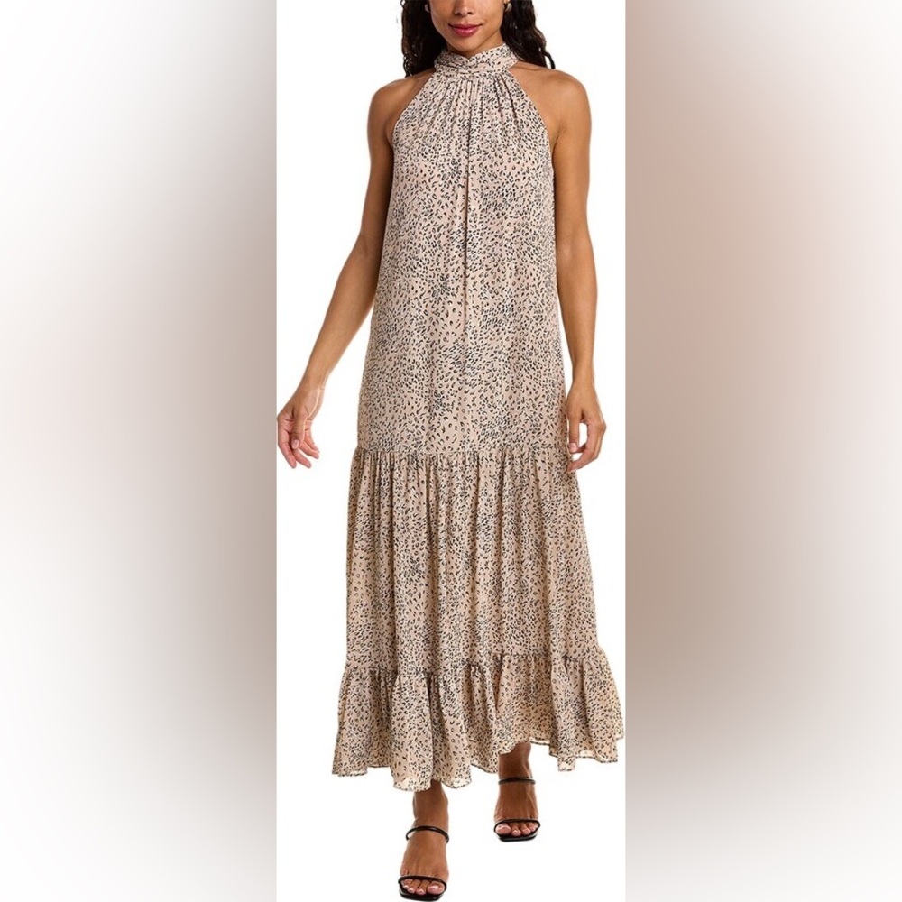 VINCE CAMUTO
Tiered Maxi Dress With Bow Back Camel
